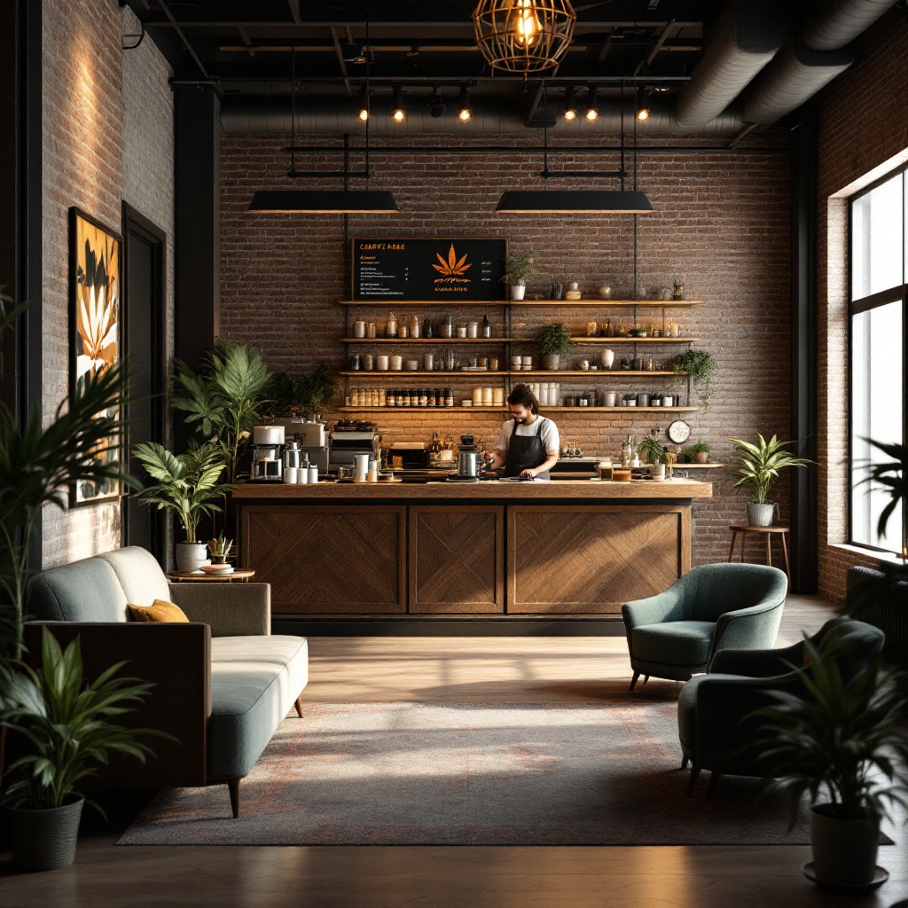 Cannabis café area